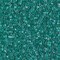 Miyuki Delica 11/0 Cut, Sparkling Dark Aqua Green Lined Crystal, DBC0918, 5 grams